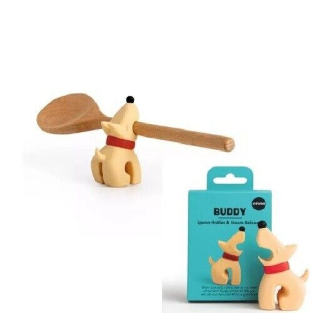 OTOTO Buddy Spoon Rest Holder & Steam Releaser, Dog
